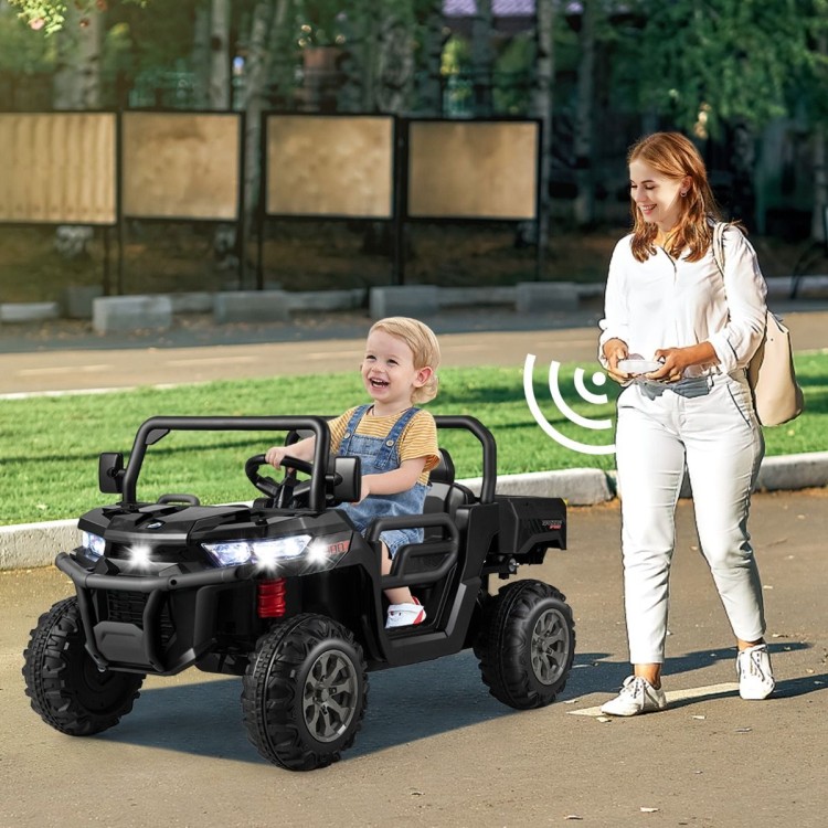 2-miejscowy samochód elektryczny dla dzieci czarny