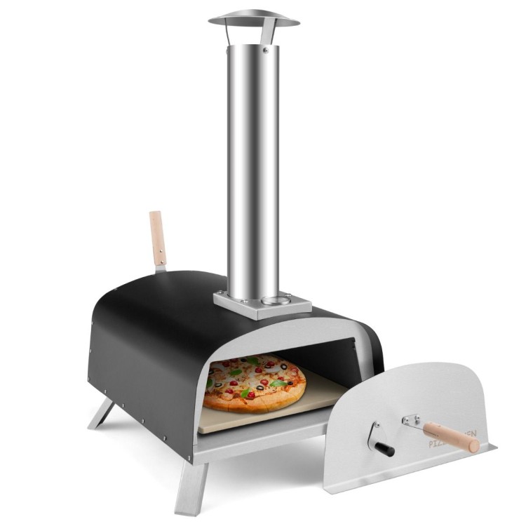 Przenośny piec do pizzy ze składanymi nóżkami