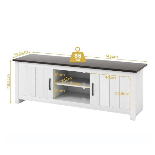 Szafka RTV pod telewizor 145 x 39,5 x 49,5cm