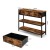 Industrialny stolik konsolowy z szufladami 100 x 30 x 80 cm