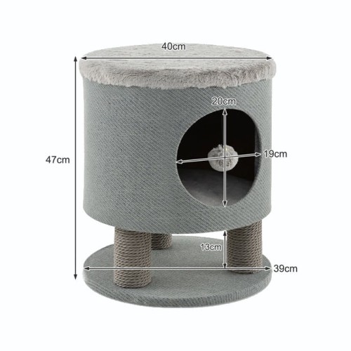 Drapak dla kota budka 47cm