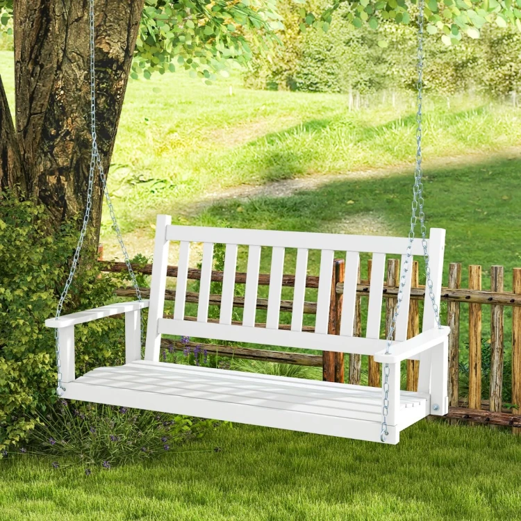 Drewniana huśtawka ogrodowa 168 x 65 x 63cm