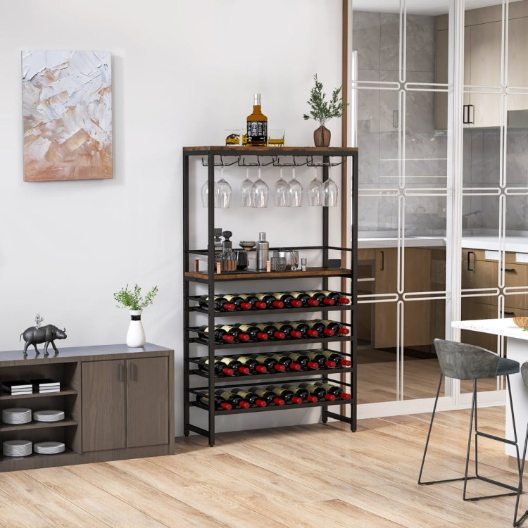Regał na wino 80 x 30 x 140 cm