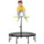 Składana mini trampolina z regulowaną poręczą