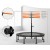 Składana mini trampolina z regulowaną poręczą