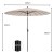 Parasol ogrodowy na balkon taras 265 cm