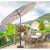 Parasol ogrodowy na balkon taras 265 cm