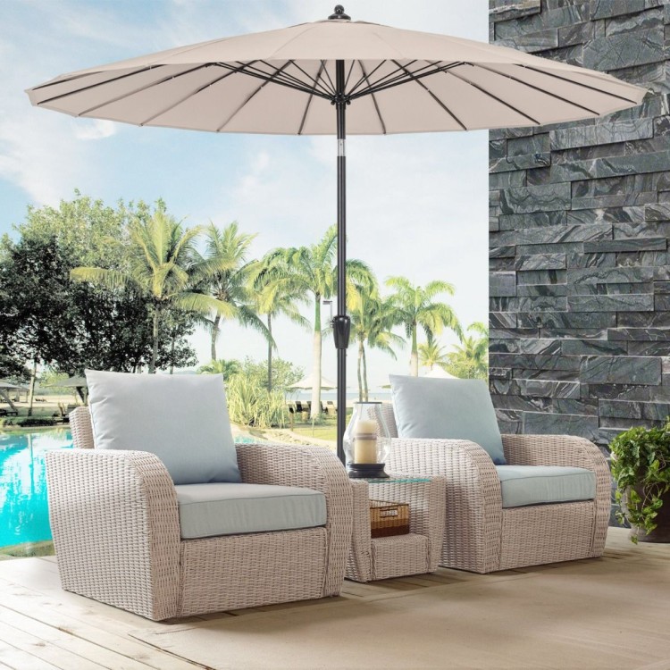 Parasol ogrodowy na balkon taras 265 cm