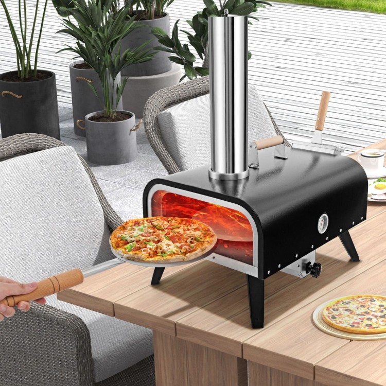 Przenośny piec do pizzy ze składanymi nóżkami