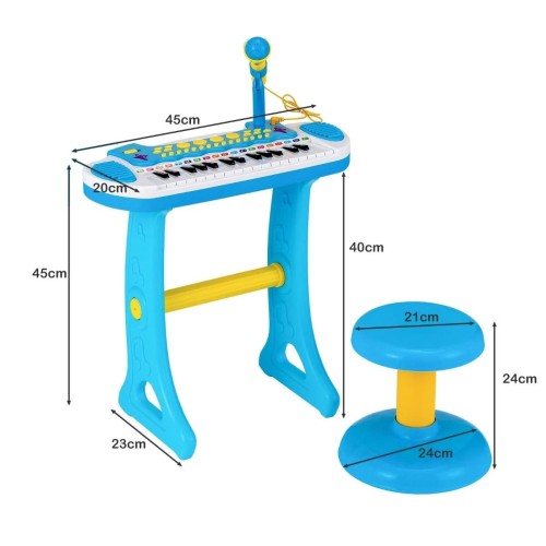 Pianino cyfrowe dla dzieci z mikrofonem