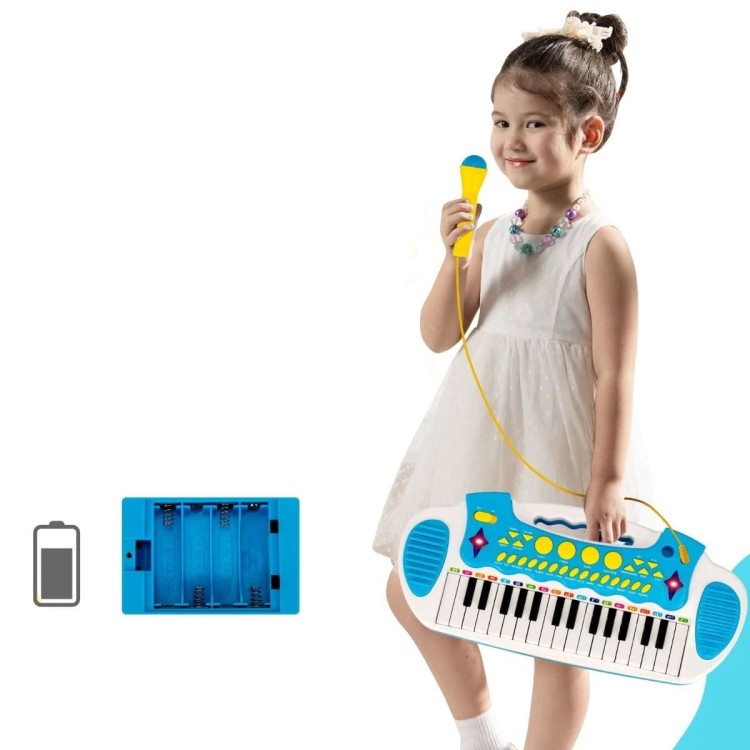 Pianino cyfrowe dla dzieci z mikrofonem