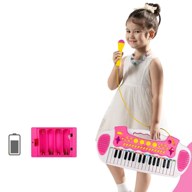 Pianino cyfrowe dla dzieci z mikrofonem
