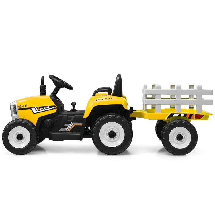 Traktor elektryczny z przyczepką dla dzieci