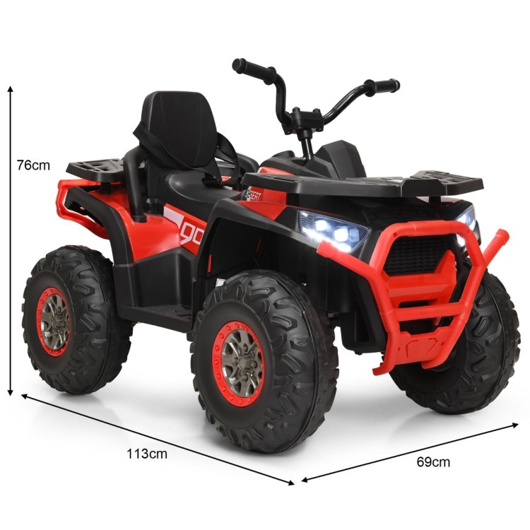 Elektryczny Quad dla dzieci czerwony