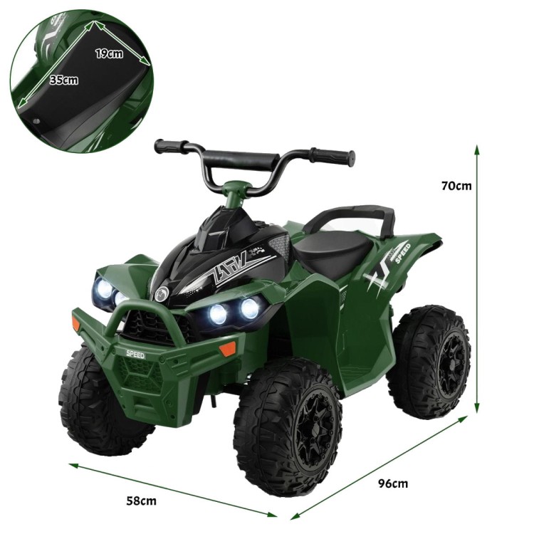 Elektryczny Quad dla dzieci 12 V zielony