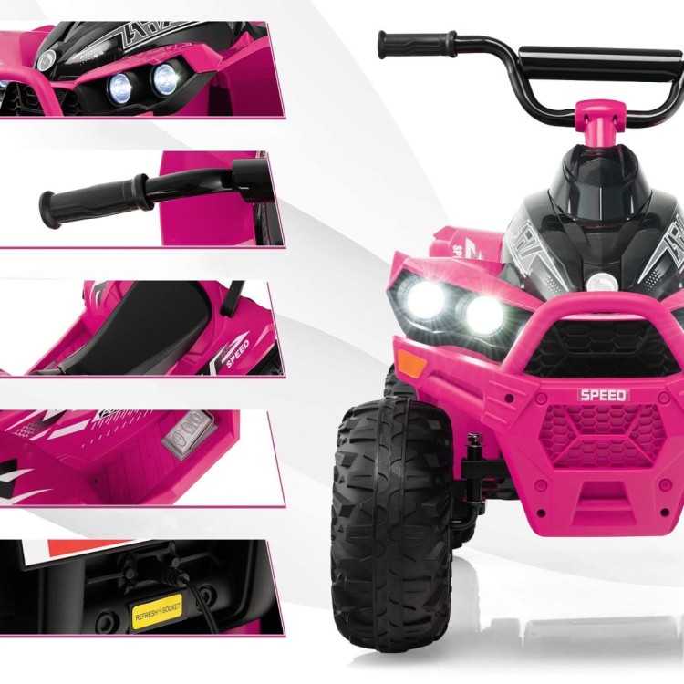 Elektryczny Quad dla dzieci 12 V różowy