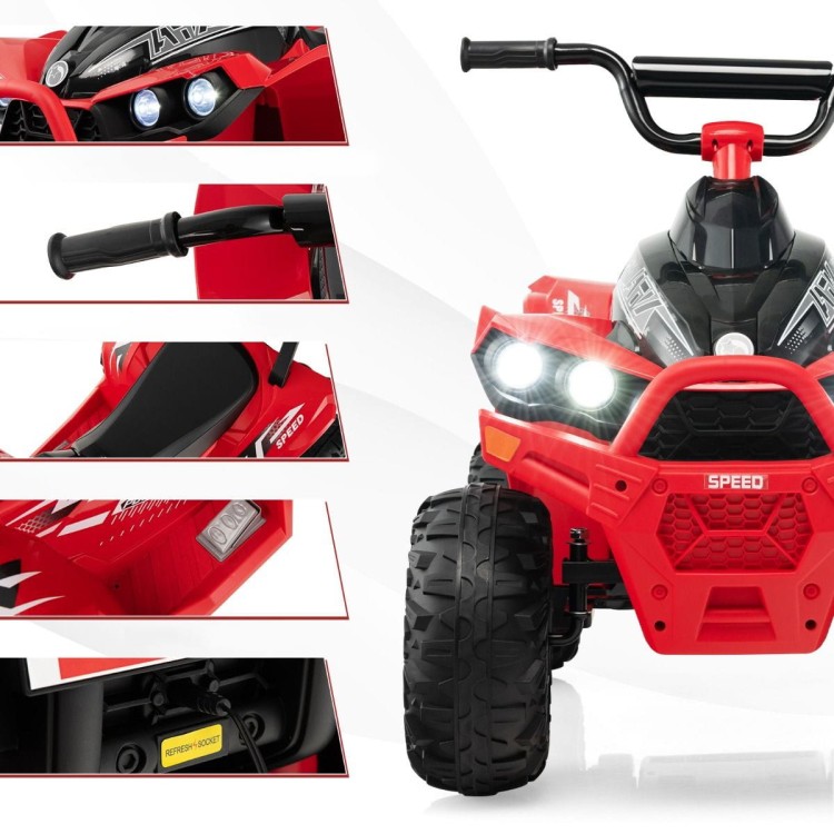Elektryczny Quad dla dzieci 12 V czerwony