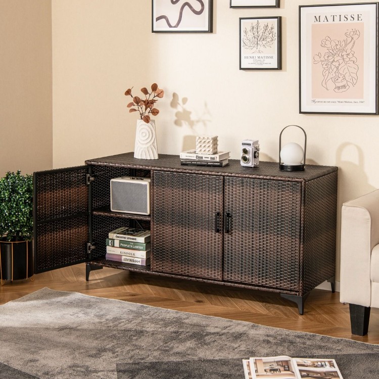 Rattanowa szafka ogrodowa 318L
