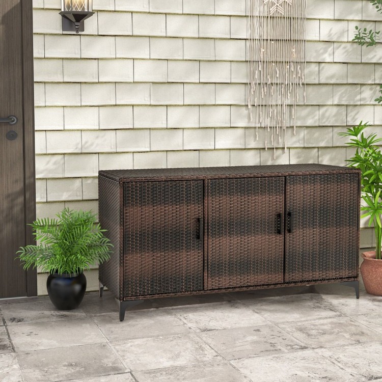 Rattanowa szafka ogrodowa 318L