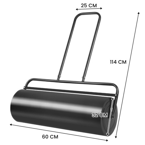 Walec ogrodowy do trawy 48L