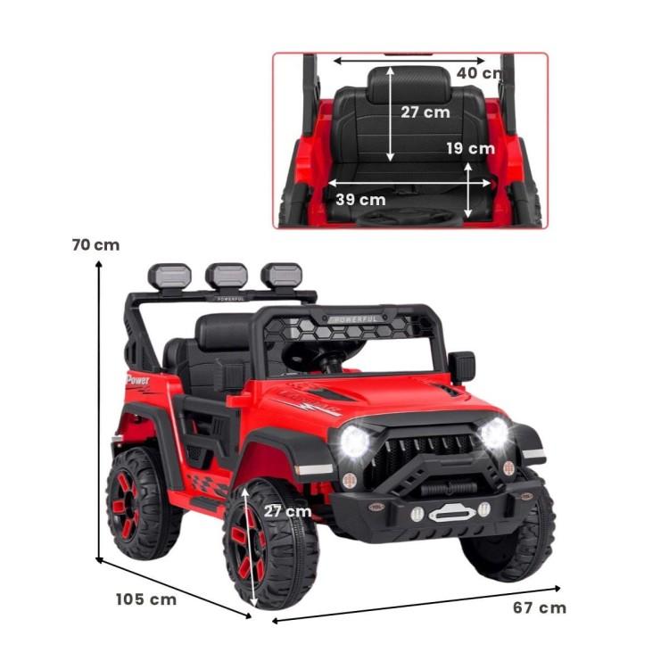 Samochód elektryczny dla dzieci jeep