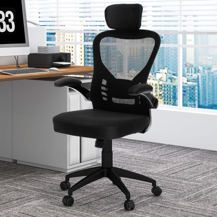 Ergonomiczne krzesło biurowe z funkcją bujania