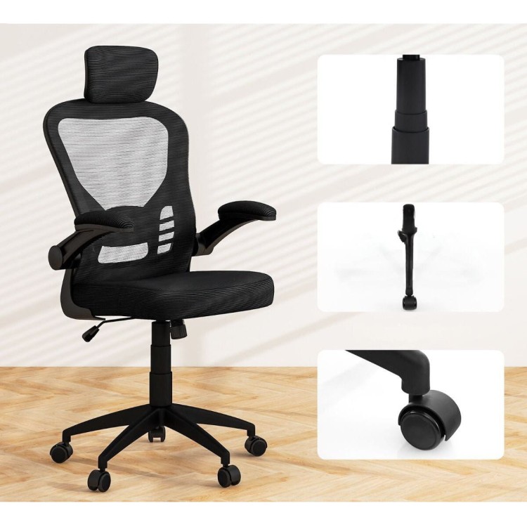 Ergonomiczne krzesło biurowe z funkcją bujania