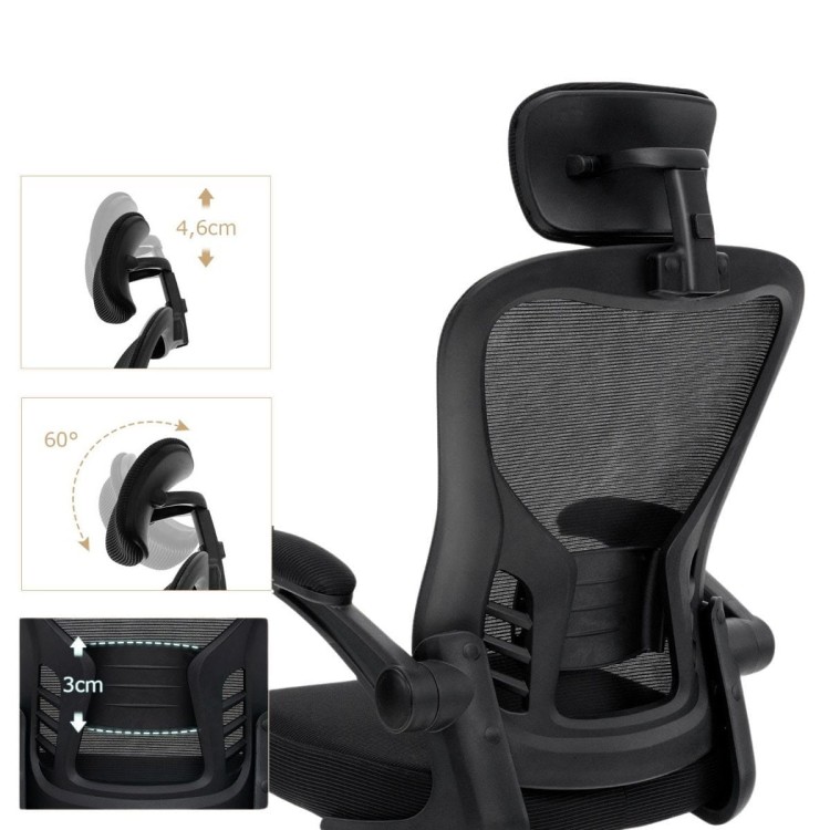 Ergonomiczne krzesło biurowe z funkcją bujania