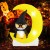 Dekoracja halloweenowa LED Sowa
