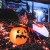 Nadmuchiwana dekoracja halloweenowa pająk z dynią