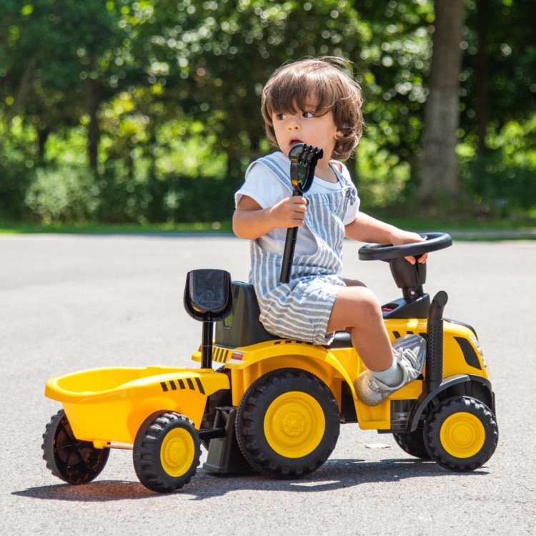 Traktor samojezdny dla dzieci z przyczepką