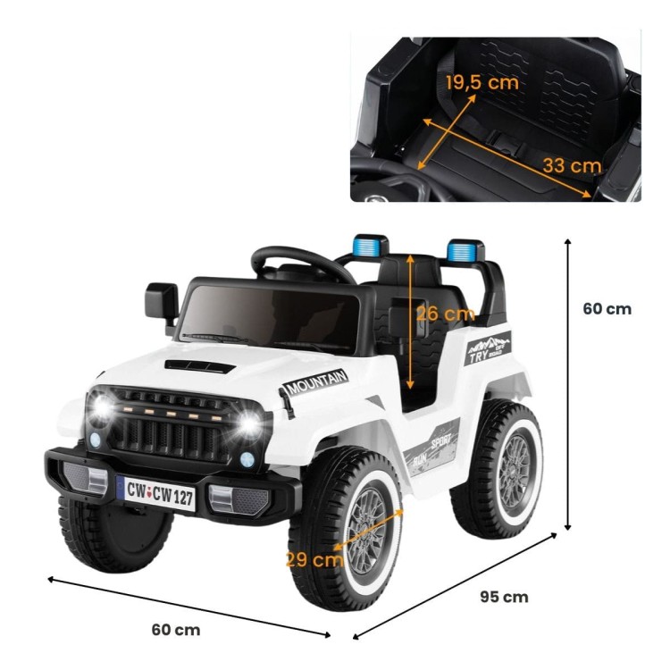 Samochód elektryczny dla dzieci jeep z pilotem