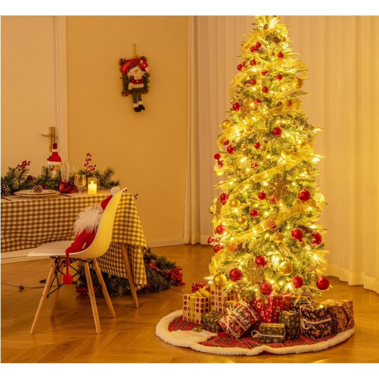 Sztuczna choinka świąteczna LED 190 cm