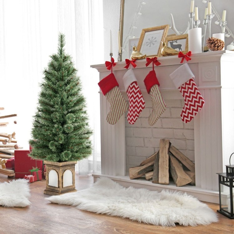 Sztuczna choinka świąteczna LED 120 cm