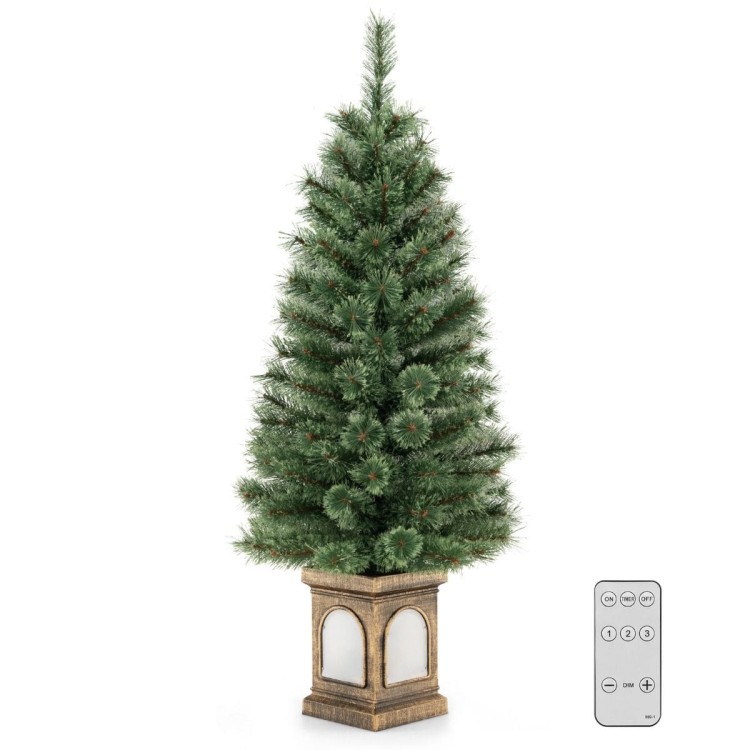Sztuczna choinka świąteczna LED 120 cm