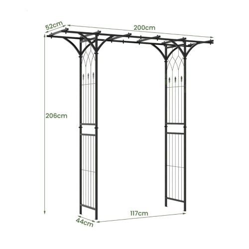 Dekoracyjna pergola ogrodowa