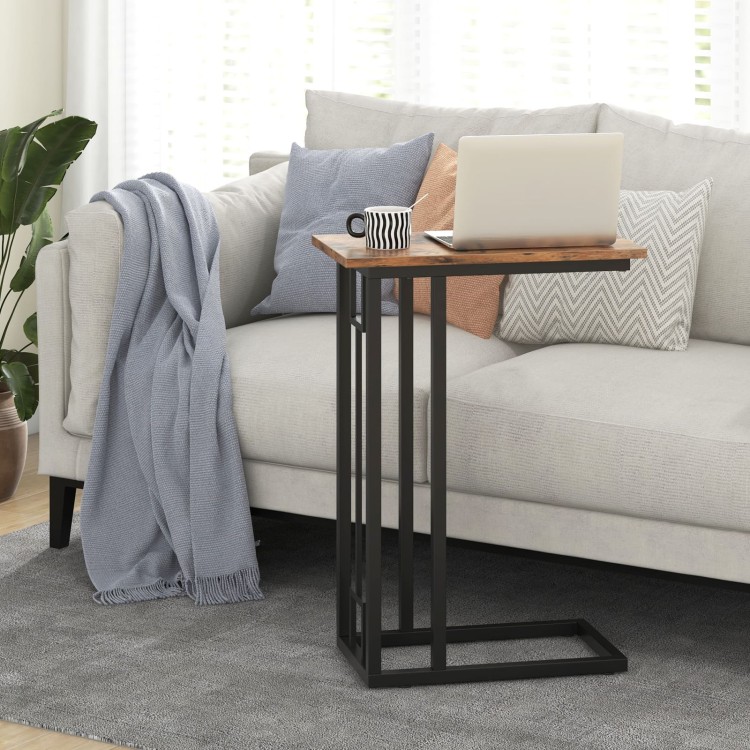 Industrialny stolik pod laptopa
