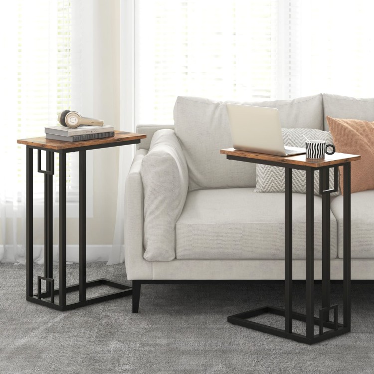 Industrialny stolik pod laptopa