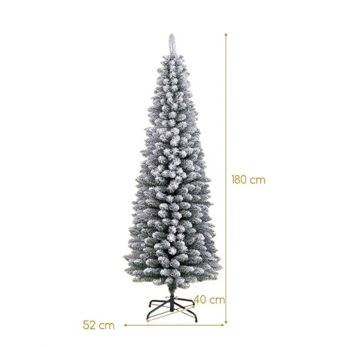 Sztuczna choinka bielona 180 cm
