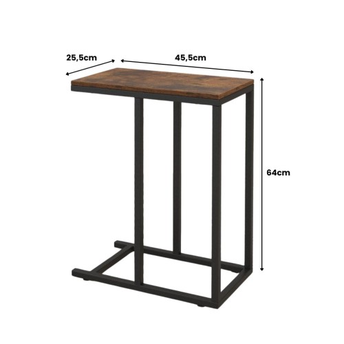 Industrialny stolik pod laptopa nadstawka