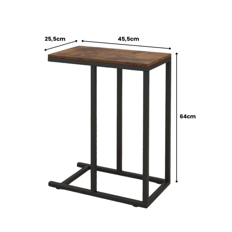 Industrialny stolik pod laptopa nadstawka