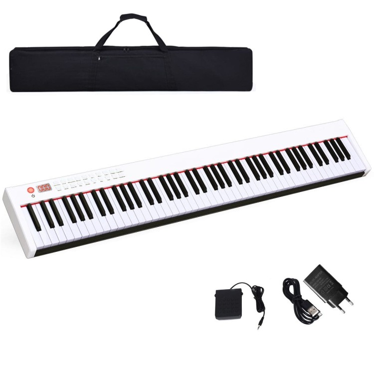 Pianino cyfrowe z 88 klawiszami i pokrowcem