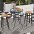 Stolik ogrodowy z hartowanego szkła