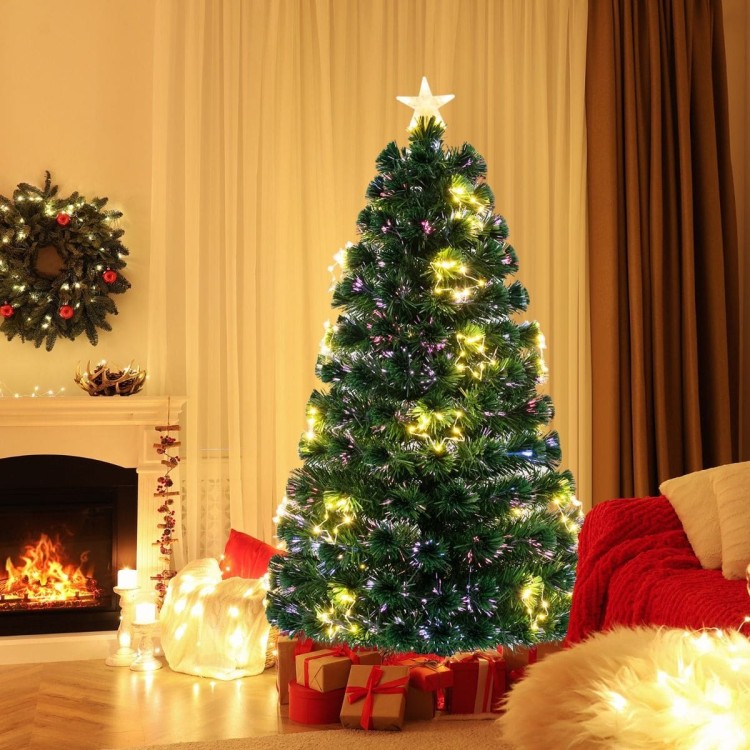 Sztuczna choinka świąteczna LED 150 cm