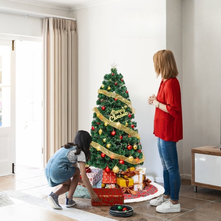 Sztuczna choinka świąteczna LED 150 cm