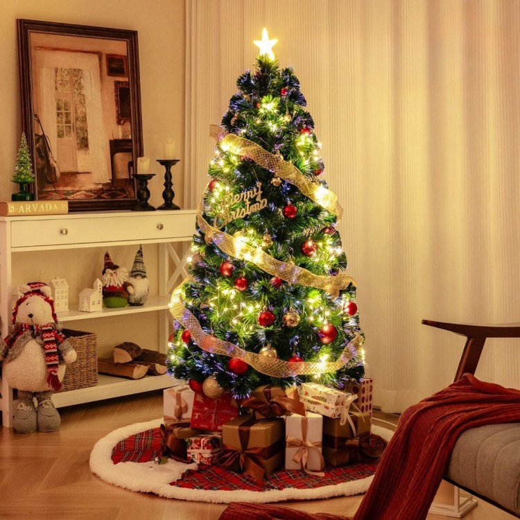 Sztuczna choinka świąteczna LED 150 cm
