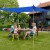 Baldachim plażowy 300 x 300 cm granatowy