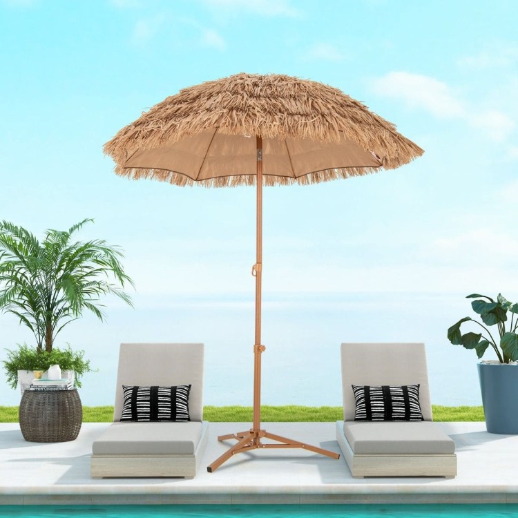 Parasol ogrodowy plażowy w stylu hawajskim