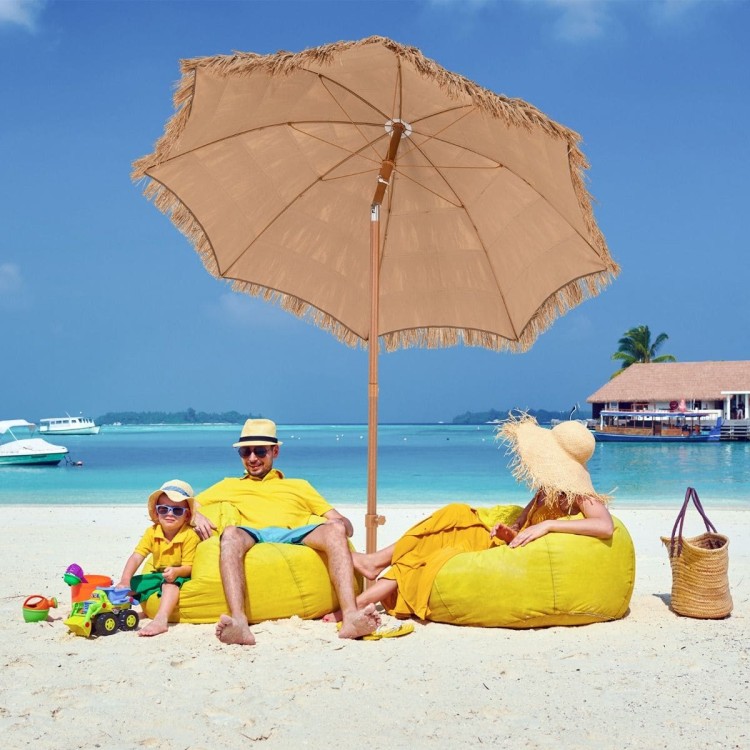 Parasol ogrodowy plażowy w stylu hawajskim