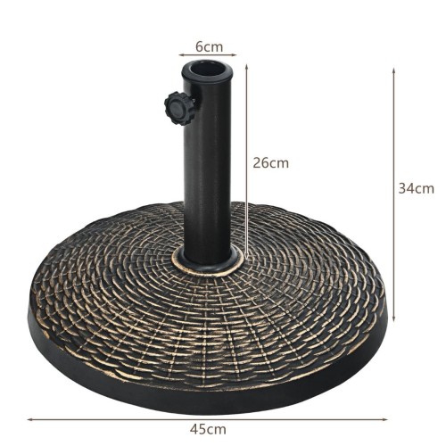 Okrągła podstawa parasola 10 kg